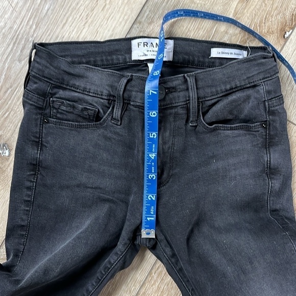Frame Denim Black Le Skinny de Jeanne Jeans - Picture 10 of 11